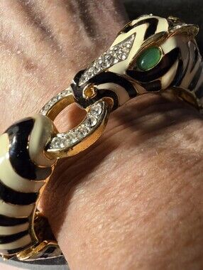 An Original Ciner Zebra Bracelet.